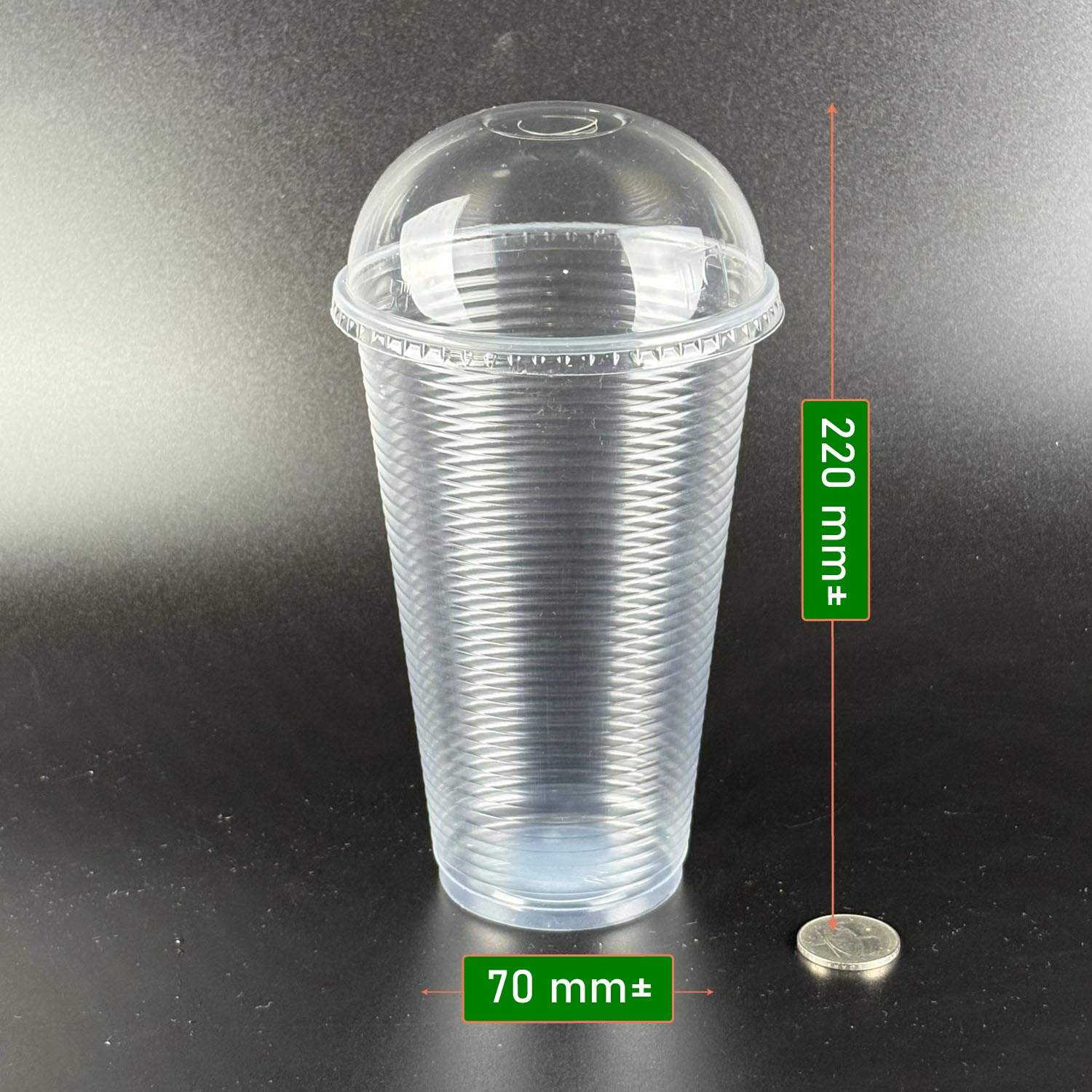 PLASTIC EC BRAND A32 DOME LID